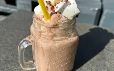 Hjemmelavet chokolade milkshake