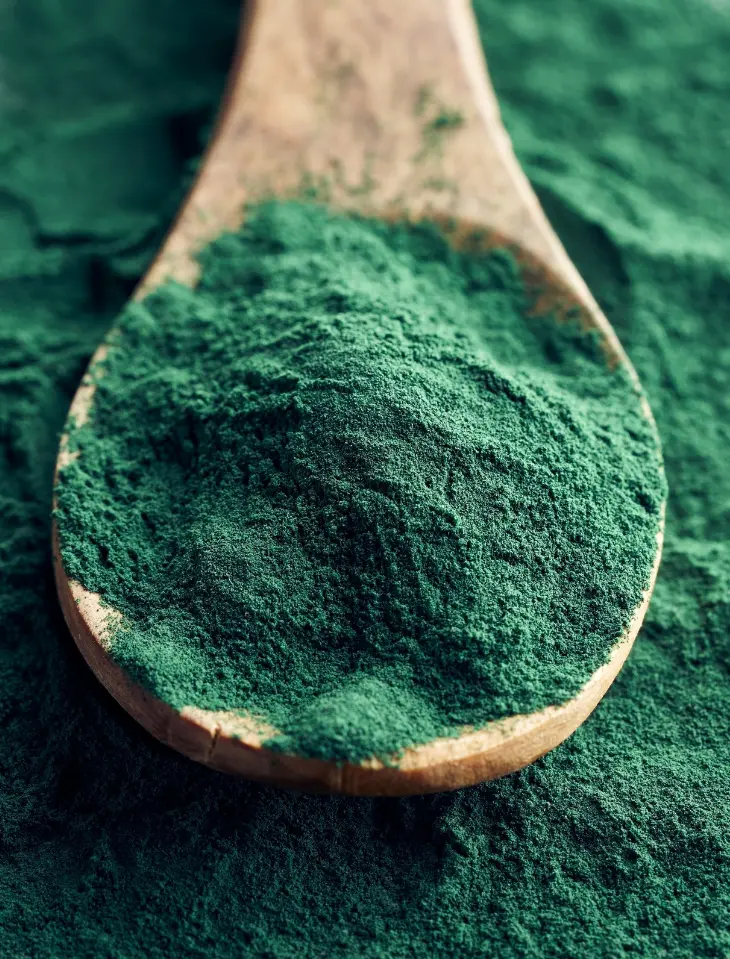 grøn spirulina